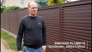 VILRUFAS | Kodėl žmonės renkasi žaliuzių tipo tvoras, pagamintas iš mūsų tiekiamos plieninės dangos?