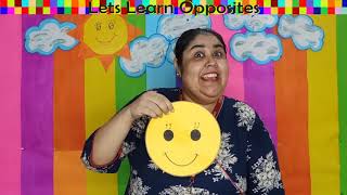 Let Us Learn Opposites || Opposite Words for Kids || Teacher Teaching Opposite Words