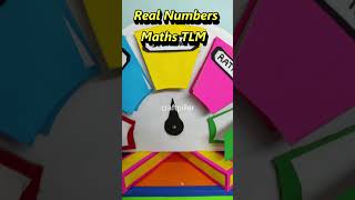 real number system working model - maths tlm #shorts  | craftpiller