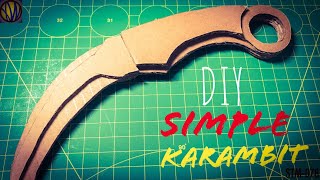 【DIY】Karambit from cardboard