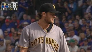 PIT@CHC: Cole allows only one run, fans eight in win