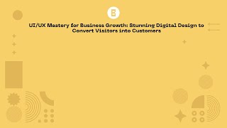 International Business Seminar UI/UX Mastery for Business Growth