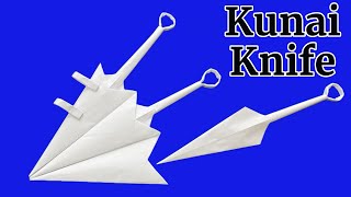 How to Make a Paper Triple Kunai Knife with Sheath | AMAZING PAPER NINJA WEAPONS Origami Naruto