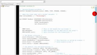 First C Program - Windows Application Message Box