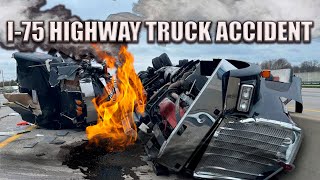 I-75 huge highway truck accident