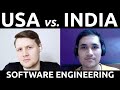USA vs. India - Software Engineering (Computer Science, College, Coding Bootcamp)