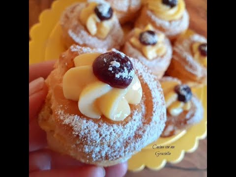 ZEPPOLE AL FORNO Di San Giuseppe - RICETTA Fatta In Casa Da Cucina Con ...