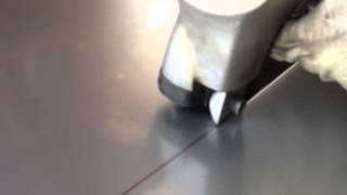 Cutting stainless steel