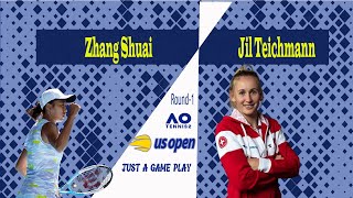 Zhang Shuai     vs   Jil Teichmann         | 🏆 ⚽ US 2022 Open    (29/08/2022) 🎮  (AO Tennis 2)