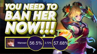 Why Wanwan Is The Most OP Hero AGAIN! 🔥 | Mobile Legends