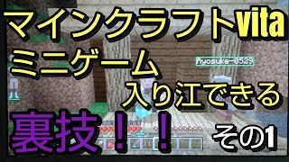 マインクラフトミニゲーム裏技その１入り江