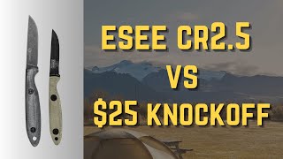 Esee Cr25 vs SDOKEDC $25 Chinese Knockoff