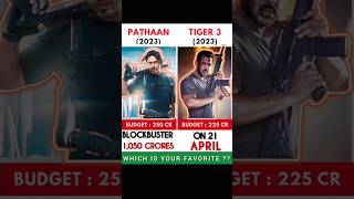 Pathaan Vs Tiger 3 Movie Comparison | Release Date #pathaan #tiger3 #shorts