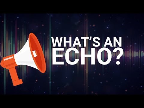 What are the 2 conditions for an echo to be heard distinctly?