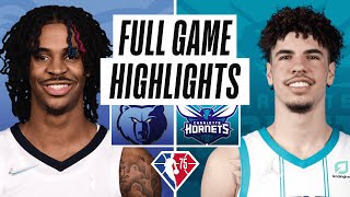 GRIZZLIES at HORNETS | FULL GAME HIGHLIGHTS | February 12, 2022