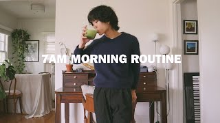 7am morning routine | peaceful & productive