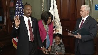 Ben Carson Sworn In As HUD Secretary - Full Ceremony And Speech