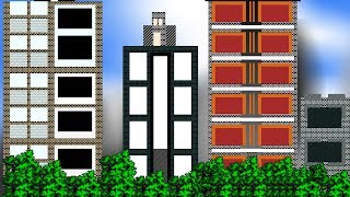 Visual Basic.Net Graphics Tutorial - Drawing Buildings with embedded background