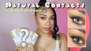 The ONLY Color Contacts Recommended For Beginners! Natural \u0026 Comfortable 1 Day Lens + Helpful Tips