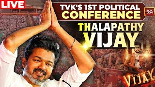 Tamil Nadu LIVE: Thalapathy Vijay at TVK’s Inaugural Political Conference in Viluppuram | LIVE