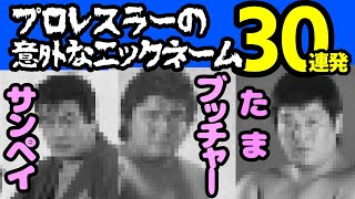 【90年代】ニックネーム３０連発 【プロレスラー】