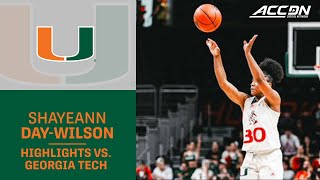 Miami's Shayeann Day-Wilson Erupts For 27 Points In Season Finale