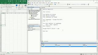 20 ENG VBA Excel Repeating code with the FOR EACH NEXT block
