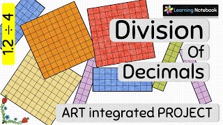 Decimal maths lab activity | Decimal maths Project | Decimal working model