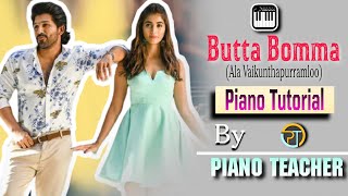 How to play Buttabomm Song Mobile Piano  | Piano Tutorial | Allu Arjun | Pooja Hegde| Perfect Piano.
