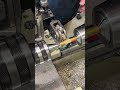 straight knurling on the metal lathe machinist machineshop lathe