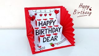 Birthday pop up card for best friend / Birthday card ideas easy handmade / happy Birthday card