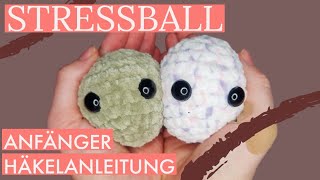 ANFÄNGER Chenille Stressball, Super EINFACHE Kugel Häkelanleitung (Tutorial) [Deutsch]