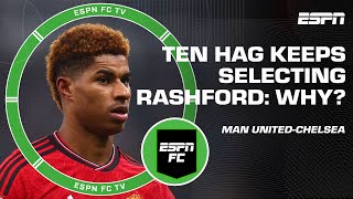‘Erik ten Hag HAS TO DROP Marcus Rashford vs. Chelsea’ - Mark Ogden on Man United-Chelsea | ESPN FC