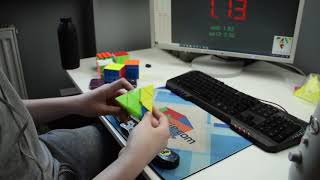 1.93 Pyraminx ao12! | 0.93 single, 2.42 YTUWR ao100, 2.16 YTUWR ao25,  2.34 ao50