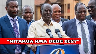 KIMEUMANA! Blow to Ruto as ODM Party vows to file a presidential candidate in 2027!🔥