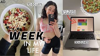 WEEK IN MY ADULT LIFE 11 | To-Do List Organisation, Travel Planning & Deadlines *very realistic*