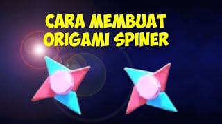 Cara Membuat Origami spiner