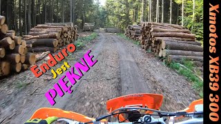 Xmotos Asix XB39 300 cc w terenie 😎 ENDURO jest piękne 👌 Wentylator działa a opona dobrze się klei 😁