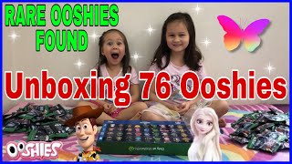 Rare Glitter Ooshies | Unboxing 76 Woolworths Disney+ Ooshies | DisneyPlus Ooshie Collectables