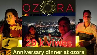 Our Anniversary dinner at Ozora//Ozora//Best rooftop restaurant in Kolkata?