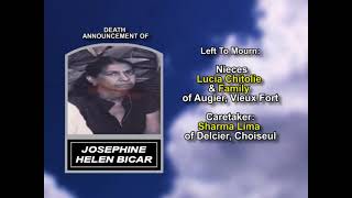 Josephine Helen Bicar ~ Medium Obituary
