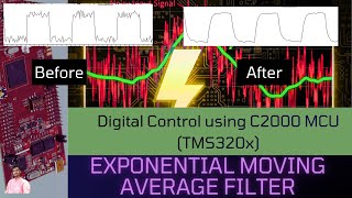 Digital Implementation of Exponential Moving Average Filter | C2000 MCU | TMS320x