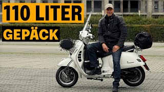 Vespa GTS 300 | Road trip luggage 110 liters