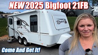 NEW 2025 Bigfoot 21FB Tour \u0026 2023 Bigfoot 25 Rear Twin