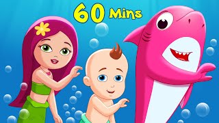 Baby Shark! + More Nursery Rhymes & Baby Songs | FunForKidsTV |1 HOUR