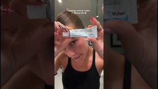 Hailey Bieber Nighttime Tretinoin Routine🌙😴 #shorts #skincareroutine #haileybieber