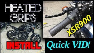 Install Grip Heaters on your Yamaha XSR900 - Quick Cut