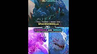 Spacegodzilla vs godzilla and shimo #short #godzillaheisei #godzillaxkongthenewempire