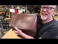 adam savage restores a leather briefcase