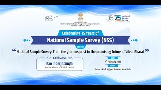 Celebrating 75 Years of National Sample Survey (NSS)